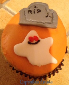 Cupcake Petit Fantôme d'Halloween